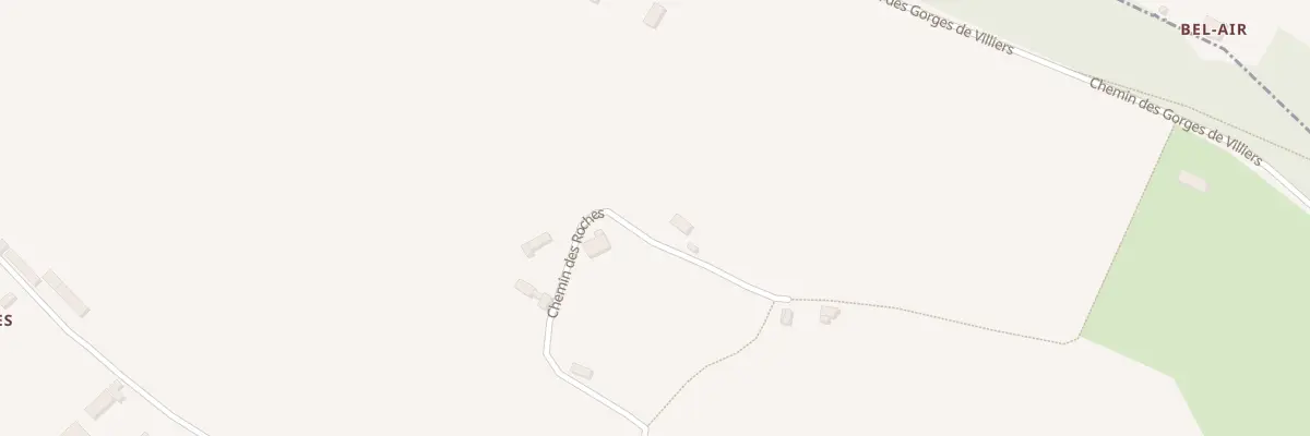 Plan du 1111 Che des Roches à Saint-Ouen-le-Brisoult