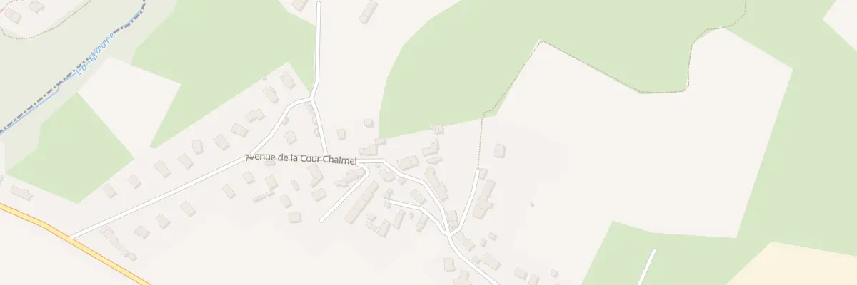 Plan du 3 Sen de la Cour Chalmel à Magny-le-Désert