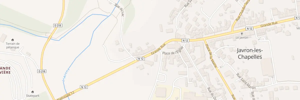 Plan du 112 Grande Rue à Javron-les-Chapelles
