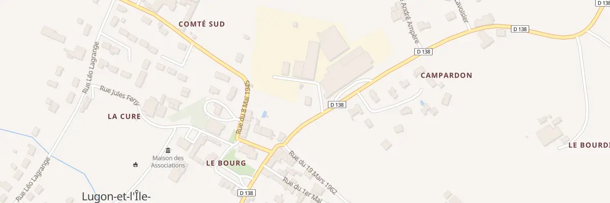 Plan du 4 Rue Louis Pasteur à Lugon-et-l’Île-du-Carnay