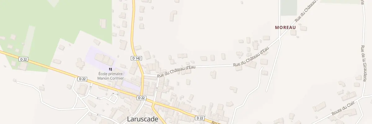 Plan du 123 Rue du Château d’eau à Laruscade