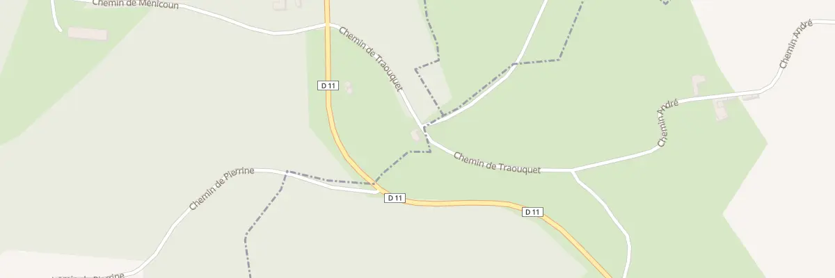 Plan du 200 Che de Traouquet à Geaune