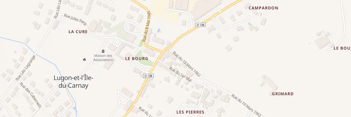 Plan du 5 Rue du 19 Mars 1962 à Lugon-et-l’Île-du-Carnay