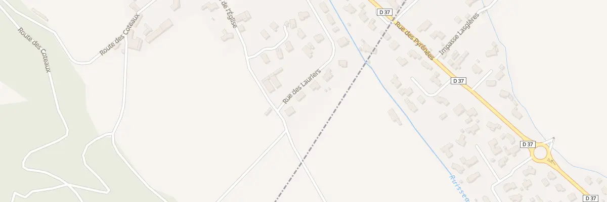 Plan du 15 Rue des Lauriers à Uzos