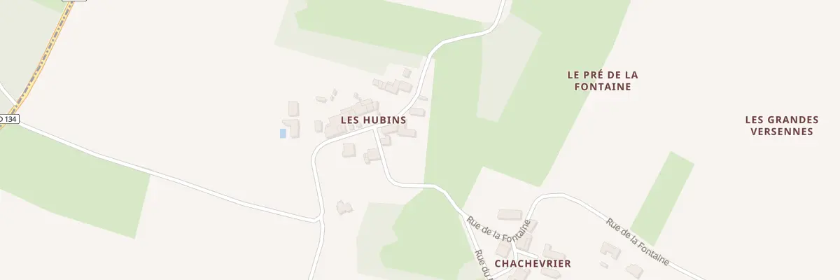 Plan du 5815 Les Hubins à Matha