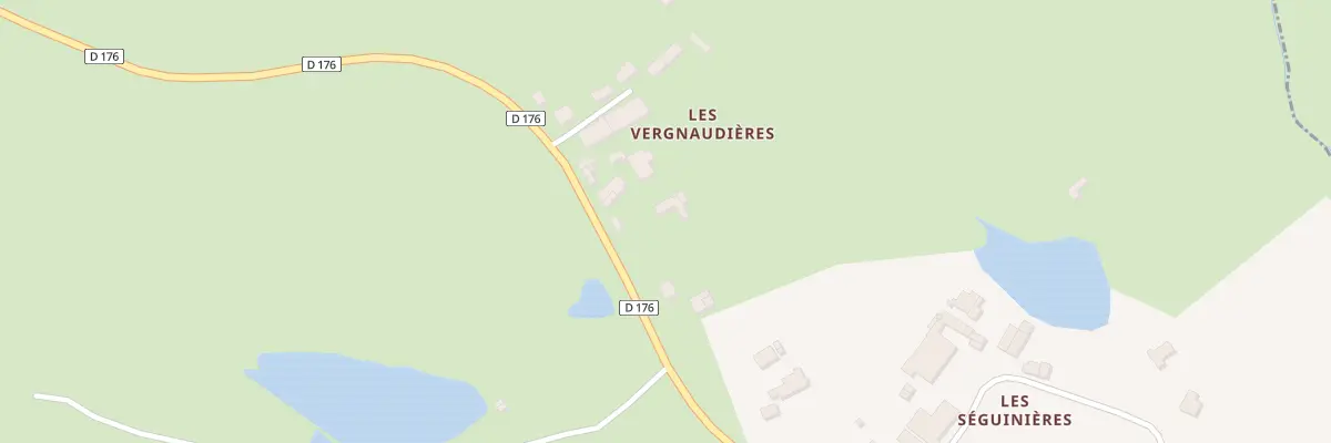 Plan du 5181 Les Vergnaudières à Fénery