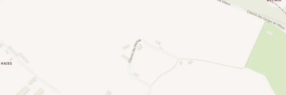 Plan du 1050 Che des Roches à Saint-Ouen-le-Brisoult