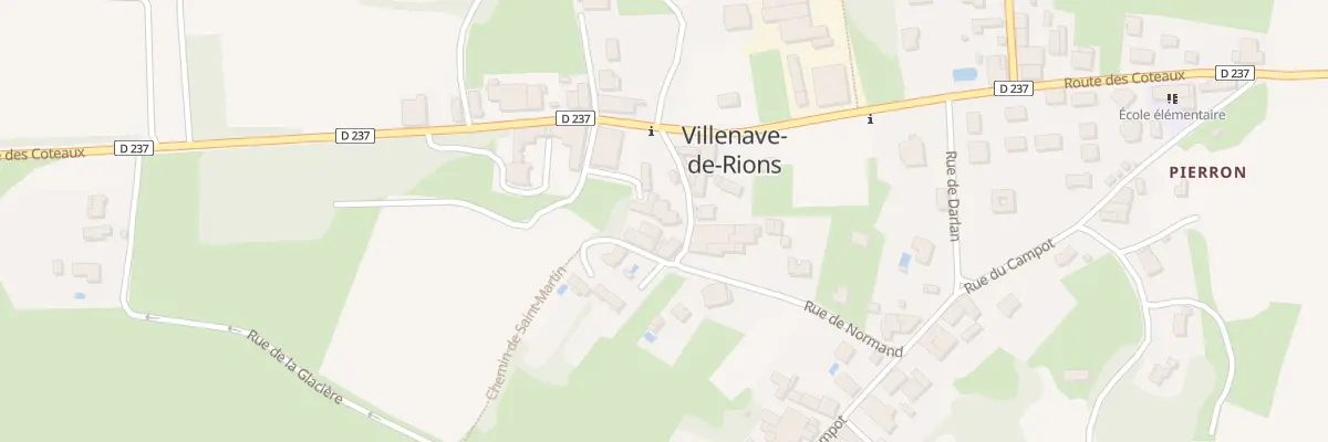 Plan du 121 Normand Nord à Villenave-de-Rions
