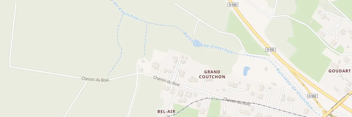 Plan du 430 Che du Bosc à Roquefort