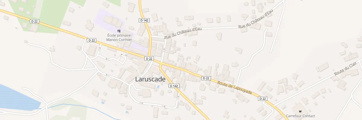 Plan du 51 Rte de Lapouyade à Laruscade