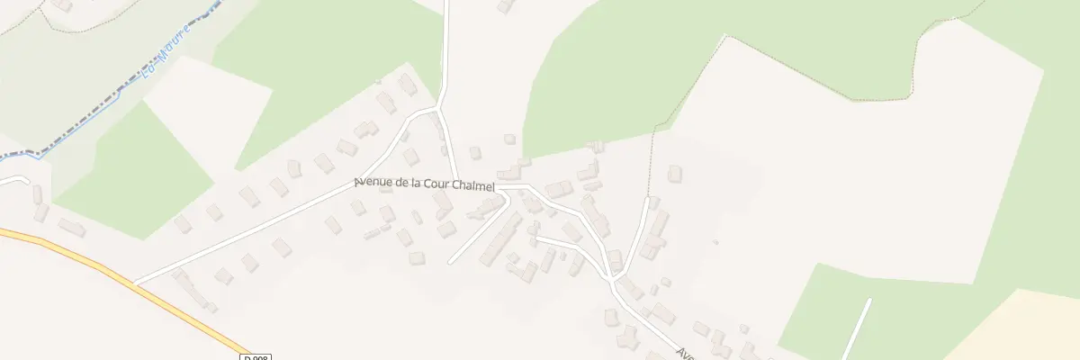Plan du 25 Av de la Cour Chalmel à Magny-le-Désert
