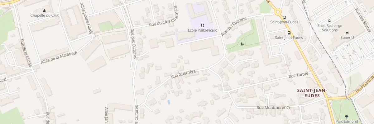 Plan du 13B Rue Guerrière à Caen