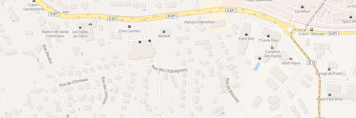Plan du 2B Rue des Chataigniers à Créon