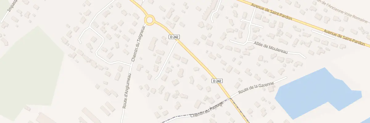 Plan du 85 Av Mal de Lattre de Tassigny à Izon