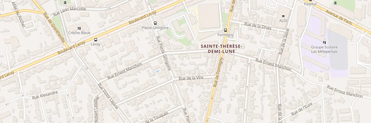 Plan du 32 Rue Ernest Manchon à Caen