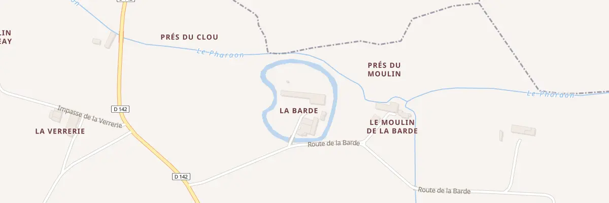 Plan du 5041 La Barde à Léoville