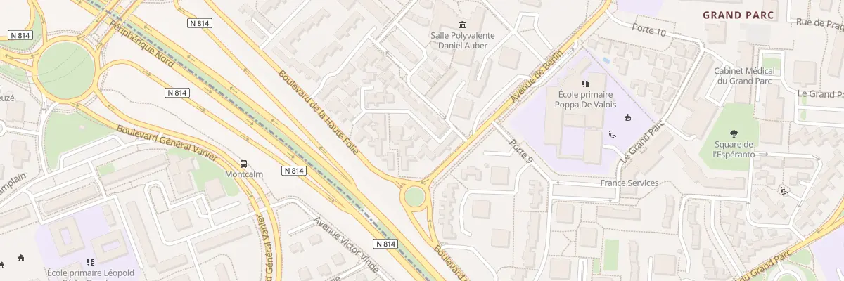 Plan du 618 Bd de la Haute Folie à Hérouville-Saint-Clair