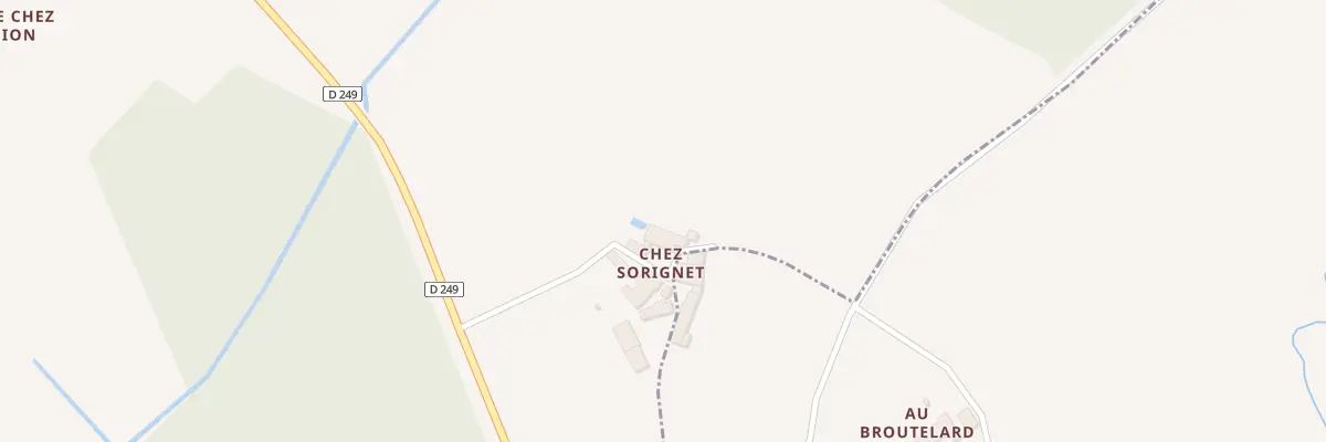 Plan du 5064A Chez Sorignet à Meux