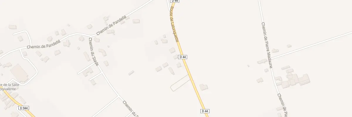 Plan du 23A Rte de Lalonquette à Thèze