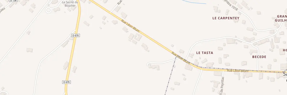 Plan du 3 Rue Leon Blum à Lugon-et-l’Île-du-Carnay