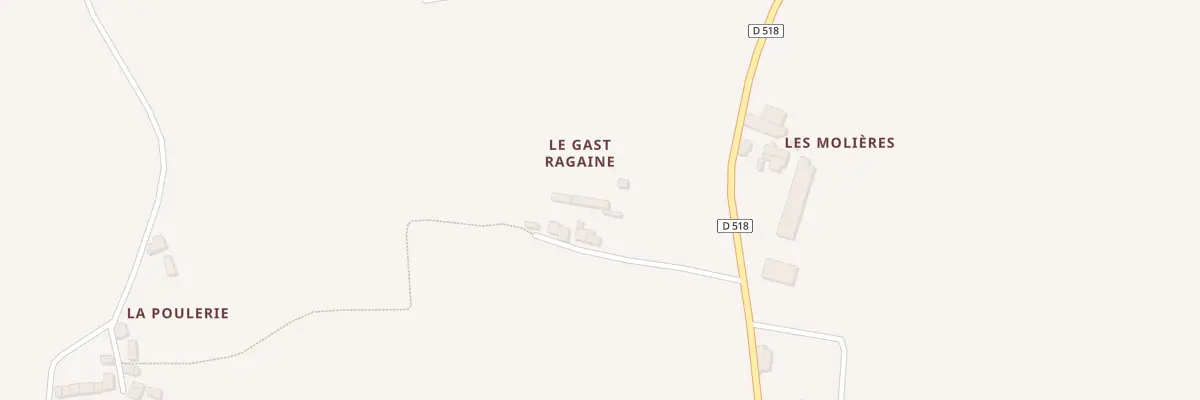 Plan du 8 Le Gast Ragaine à Javron-les-Chapelles