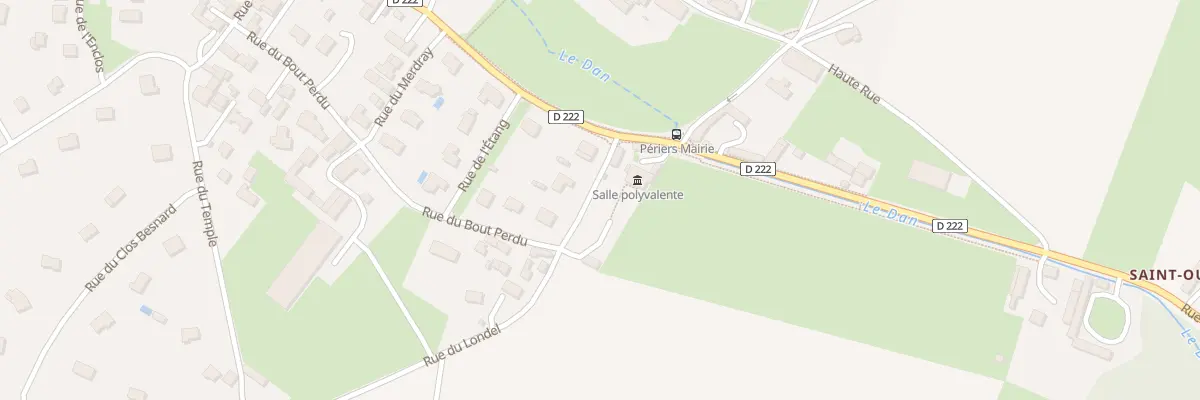 Plan du 5003 Rue de l’Église à Périers-sur-le-Dan