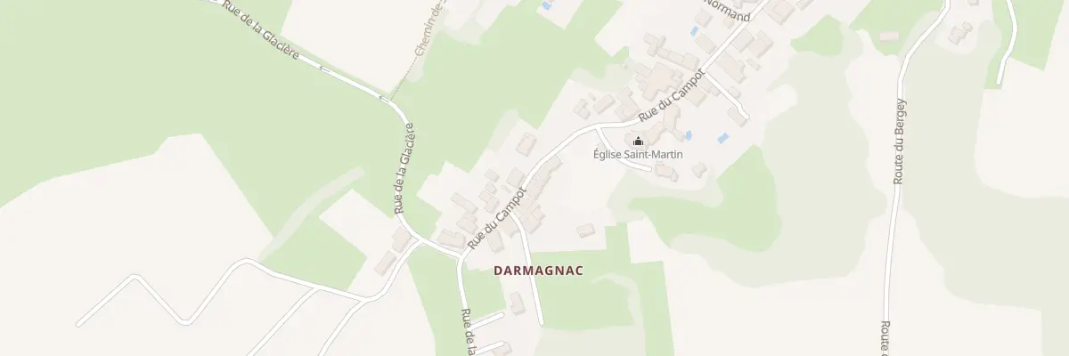 Plan du 50 Darmagnac Est à Villenave-de-Rions