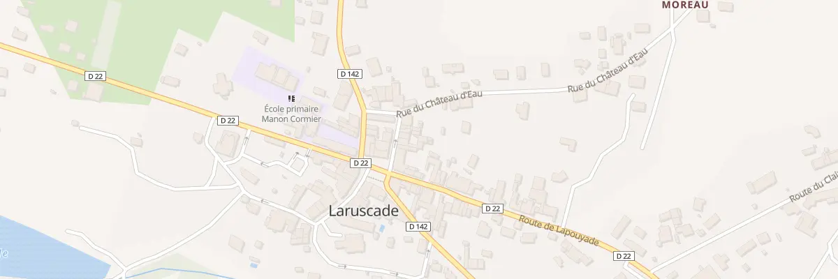 Plan du 46 Rue du Marché Couvert à Laruscade