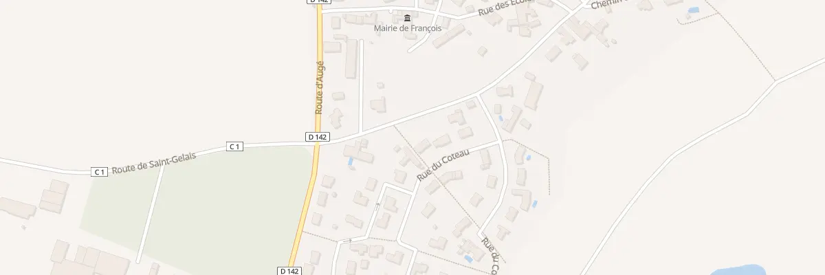 Plan du 33 Rue du Coteau à François