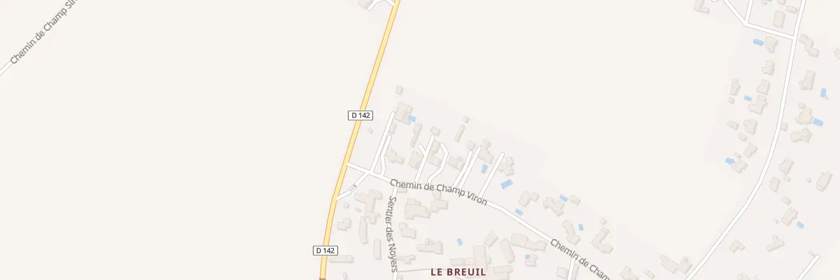 Plan du 7B Che de Champ-Viron à François