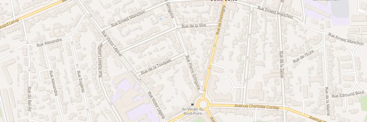 Plan du 36 Rue Pierre Gringoire à Caen