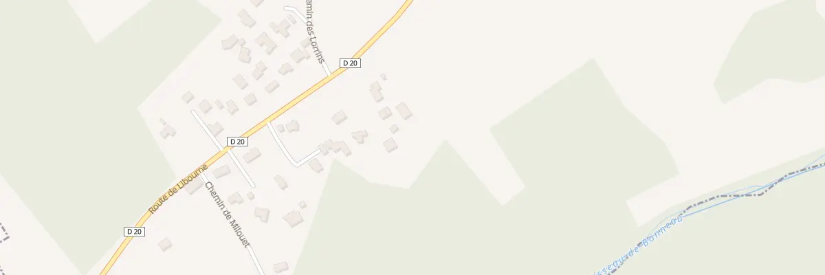 Plan du 36 Milouet à Cursan