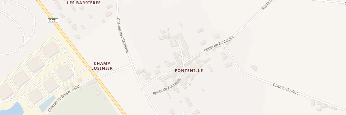 Plan du 5364 Fontenille à Val-de-Cognac