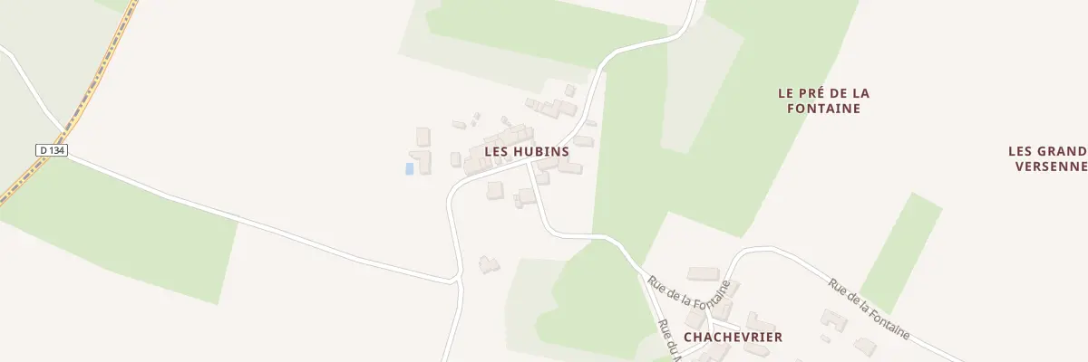 Plan du 5814 Les Hubins à Matha