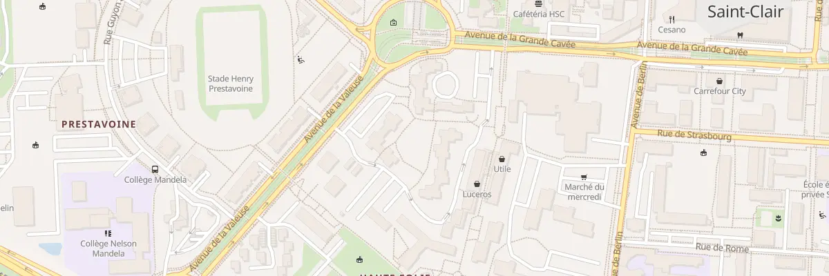Plan du 1104 Bd de la Haute Folie à Hérouville-Saint-Clair