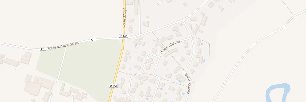 Plan du 29 Rue du Coteau à François