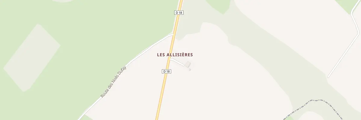 Plan du 1 Les Allisières au Détroit