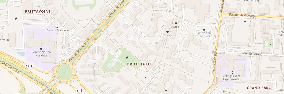 Plan du 1008 Bd de la Haute Folie à Hérouville-Saint-Clair