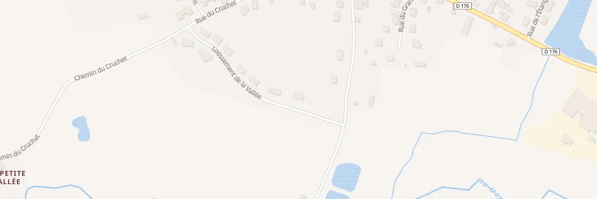 Plan du 10 Lot de la Vallee à Neuilly-le-Vendin