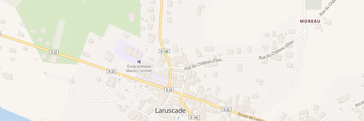 Plan du 35 Rue du Château d’eau à Laruscade