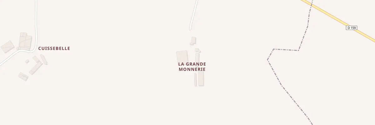 Plan du 245 Che de la Grande Monnerie à Champgenéteux