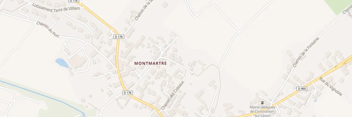 Plan du 25 Rue Montmartre à Doué-en-Anjou