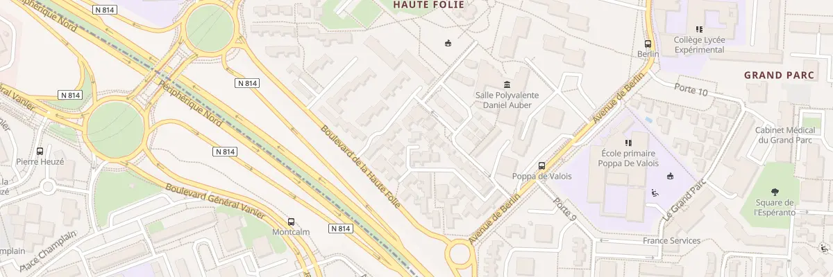 Plan du 712 Bd de la Haute Folie à Hérouville-Saint-Clair