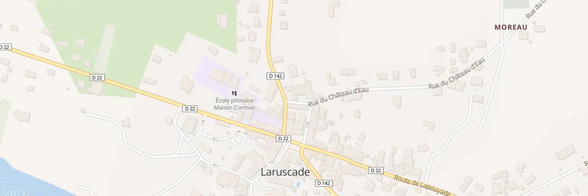 Plan du 25 Rue du Château d’eau à Laruscade