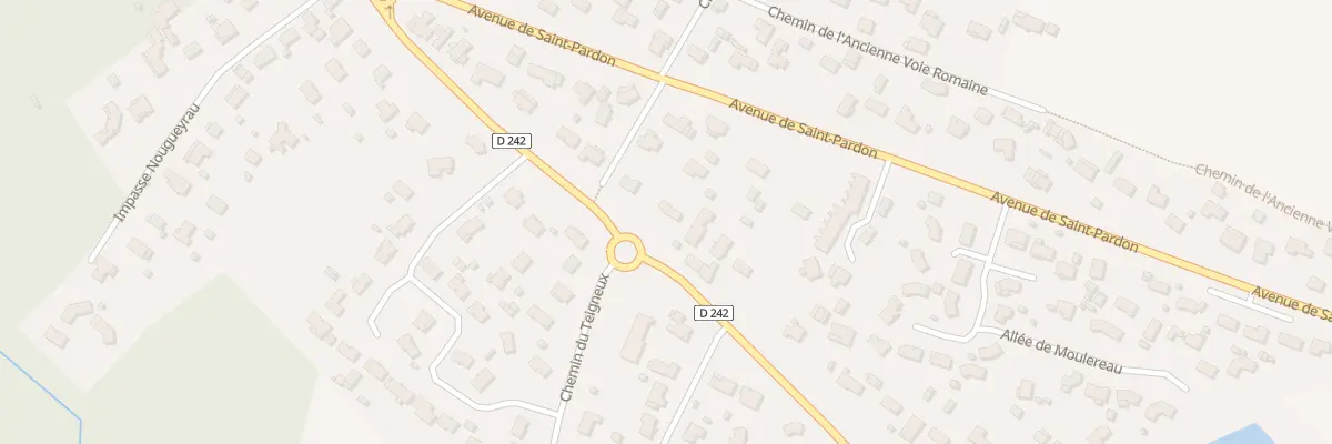 Plan du 56 Av Mal de Lattre de Tassigny à Izon