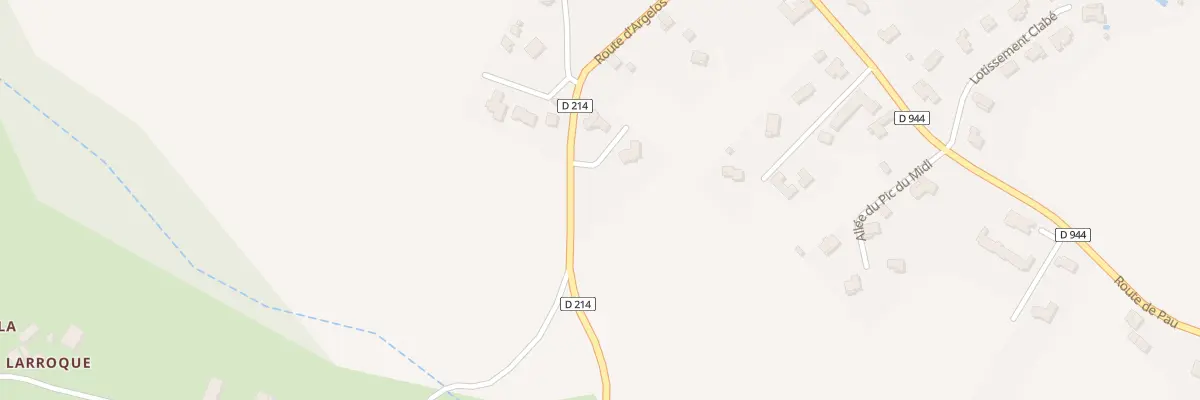 Plan du 9 Rte d’Argelos à Thèze