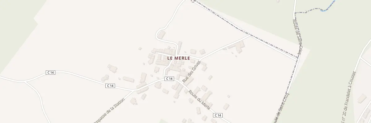 Plan du 11 Le Merle Nord à Illats