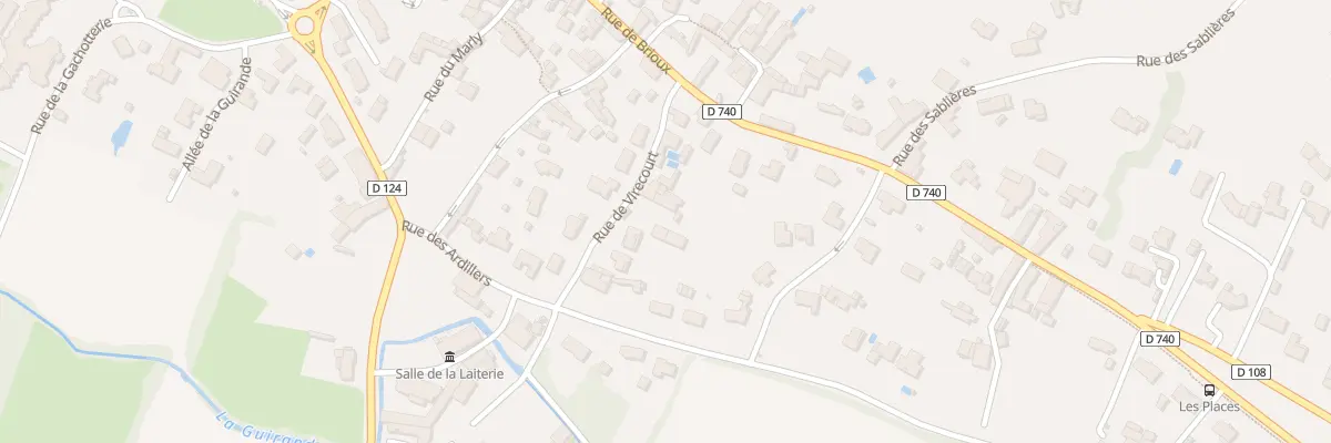 Plan du 7 Rue de Virecourt à Prahecq