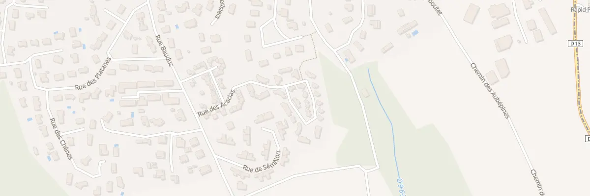 Plan du 36 Rue des Charmes à Créon