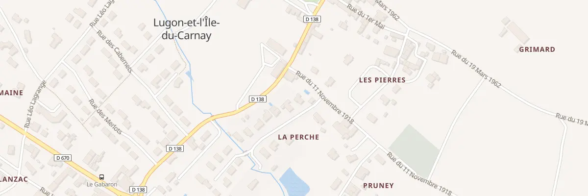 Plan du 1 Rue Maurice Ravel à Lugon-et-l’Île-du-Carnay
